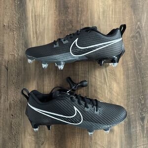 Nike Vapor Edge Speed 360 2 Detachable Men Size 12 Black Smoke Grey Cleats